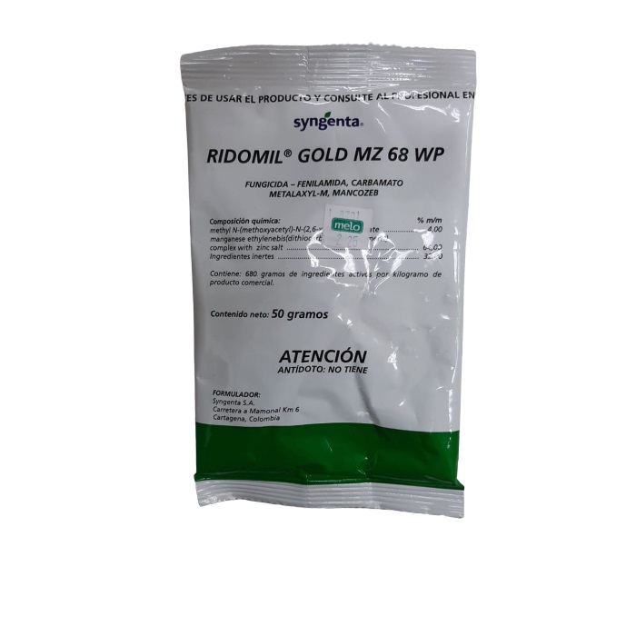 FUNGICIDA RIDOMIL GOLD MZ 68 WP 50 GR