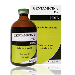 GENTAMICINA 5% DIGAVET 100 ML