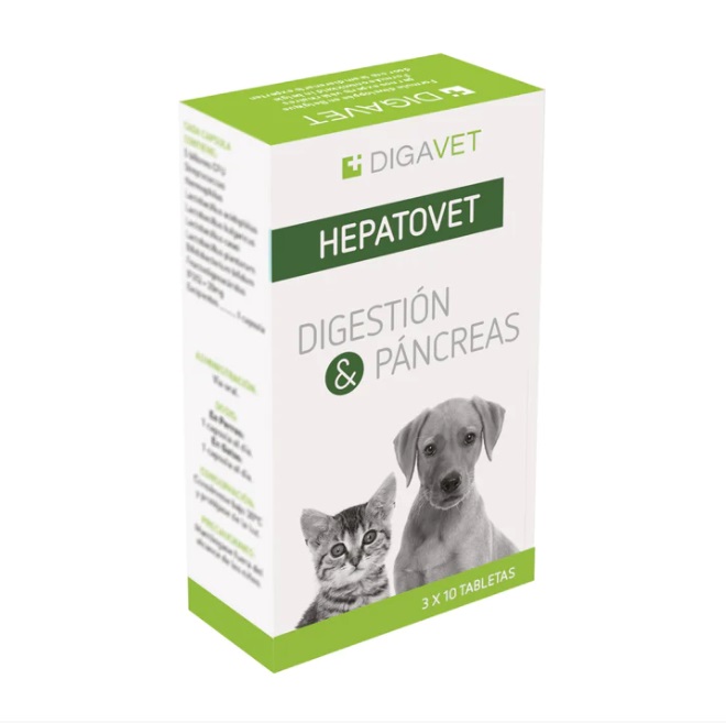 HEPATOVET DIGAVET-30 TABLETAS