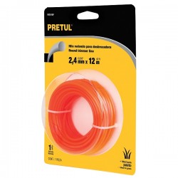 HILO PRETUL P/CHAPEADORA NARANJA 2.4MM*12M