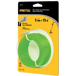 HILO PRETUL P/CHAPEADORA VERDE 2MM*15M