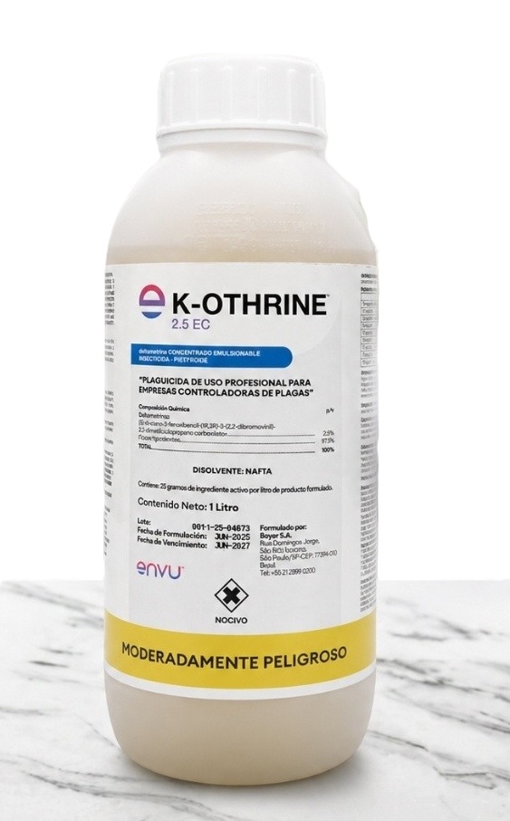 INSECTICIDA K-OTHRINE 2.5 EC ENVU 1 LITRO