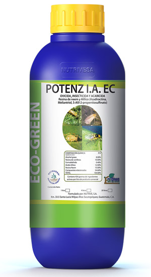 INSECTICIDA ORGANICO POTENZ I.A EC LITRO