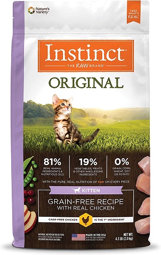 CONCENTRADO PARA GATITO INSTINCT ORIGINAL GRAIN - FREE CHICKEN 4.5 LIBRAS