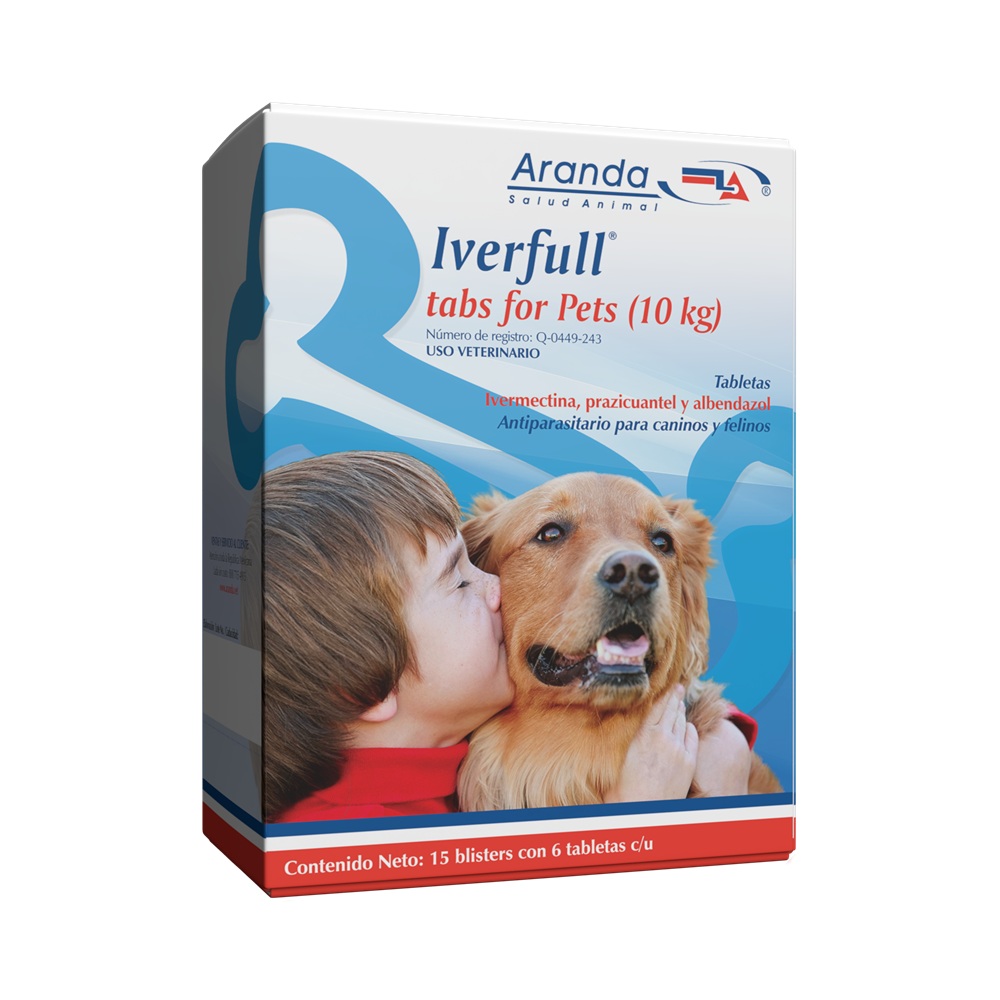 DESPARASITANTE IVERFULL PARA PERRO DE 10 KG