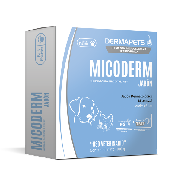 JABON DERMAPETS MICODERM MEDICADO-100G