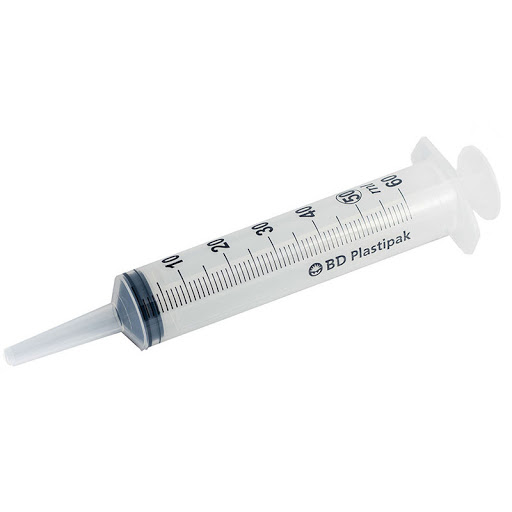 JERINGA DE PUNTA DE CATHETER DE 60 ML -1 UNIDAD