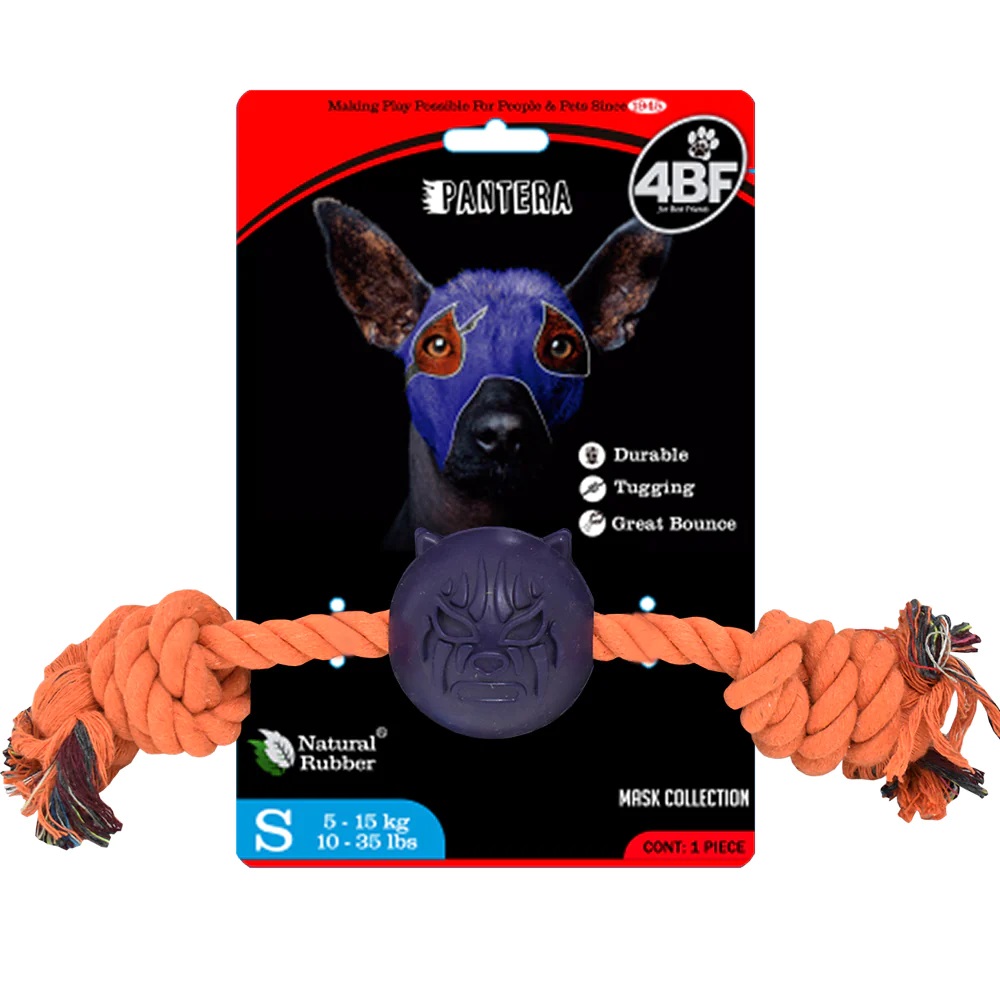 JUGUETE PARA PERRO 4BF MASK LA PANTERA