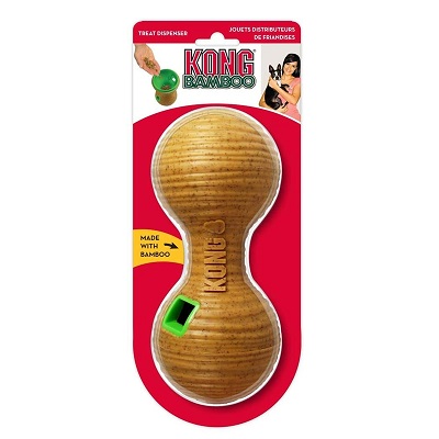 KONG BAMBOO FEEDER BUMBBELL MD