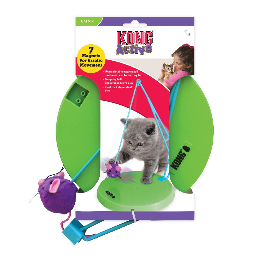 JUGUETE PARA GATO INTERACTIVO KONG ACTIVE SWAY N PLAY