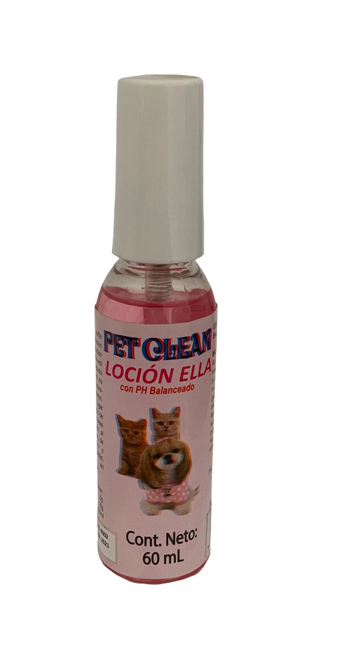 LOCION PET CLEAN ELLA 60 ML