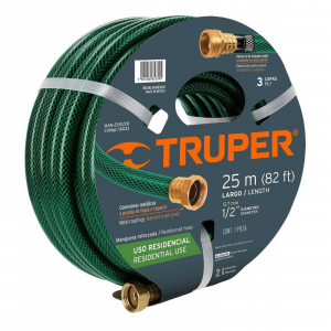 MANGUERA TRUPER 25 M 1/2.