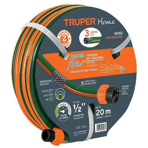 MANGUERA TRUPER CALIBRE 1/2" x 15 MTS