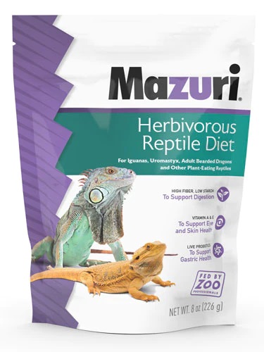 ALIMENTO PARA REPTILES HERVIVOROS MAZURI 