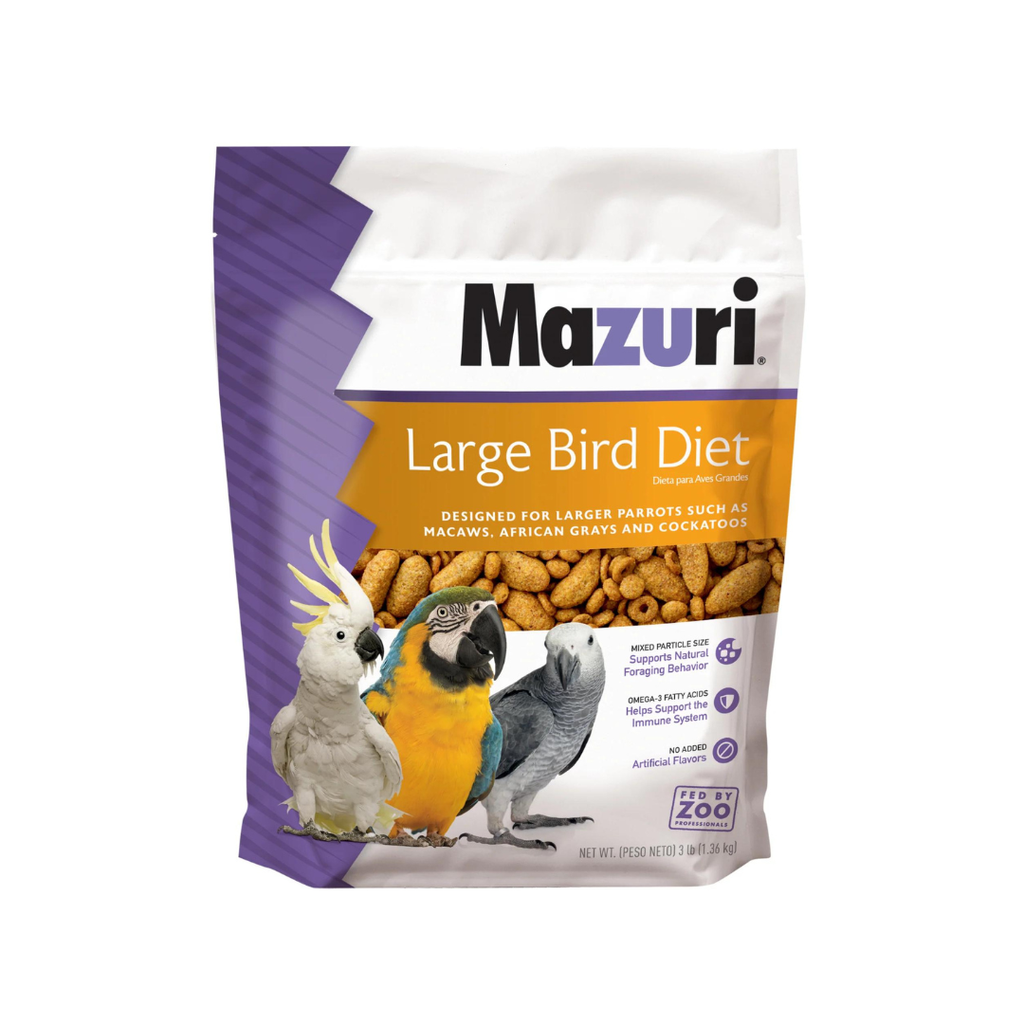 ALIMENTO PARA AVES GRANDES MAZURI-3 LBS