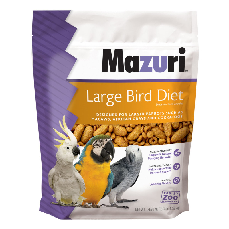 MAZURI LARGE BIRD DIET 3 LBS