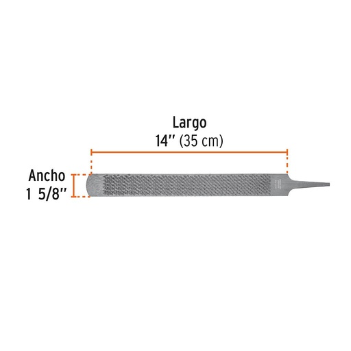 [15208] LIMA ESCOFINA PARA HERRAR CON ZANCO 14" TRUPER