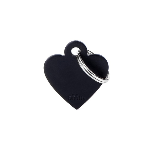 MY FAMILY TAG ALUMINUM HEART SMALL 