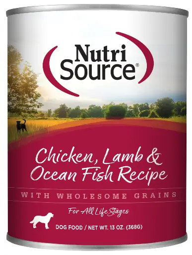 [BCD010] ALIMENTO HUMEDO PARA PERRO NUTRISOURCE CHICKEN, LAMB & OCEAN FISH 