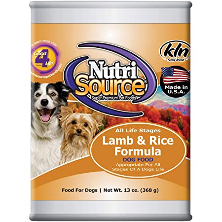 [BCD012] NUTRI SOURCE LAMB & RICE LATA 13 OZ