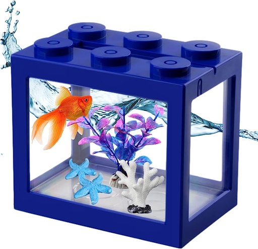 [8062] PECERA PARA PECES BETTA APILABLE TIPO LEGO