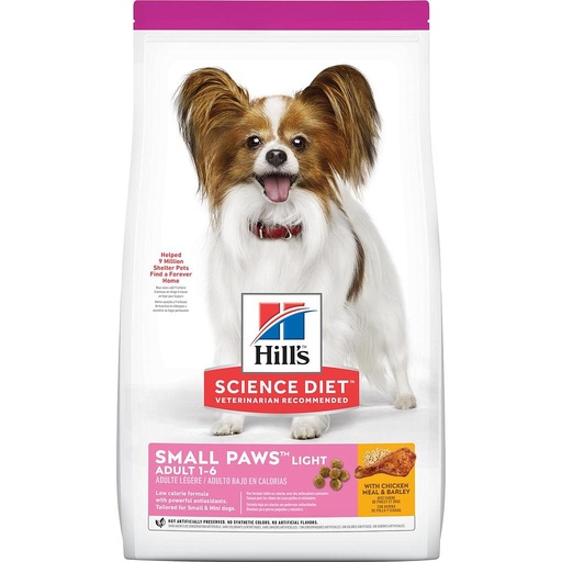 CONCENTRADO PARA PERRO SCIENCE DIET ADULT LIGHT SMALL PAWS