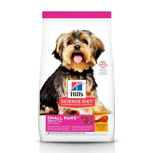 CONCENTRADO PARA PERRO SCIENCE DIET ADULT SMALL PAWS