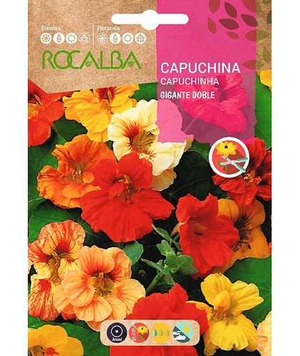 SEMILLA CAPUCHINA GIGANTE DOBLE ROCALBA 10 GR