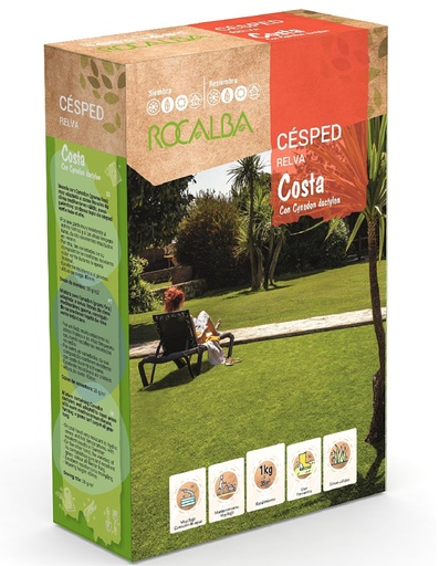SEMILLA DE GRAMA ROCALBA COSTA MEDITERRANEA 1KG