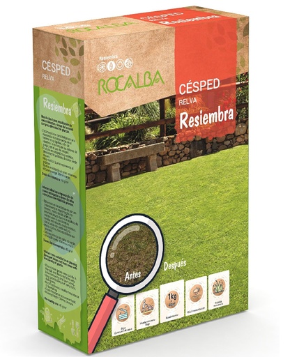 SEMILLA DE GRAMA RESIEMBRA ROCALBA 1KG
