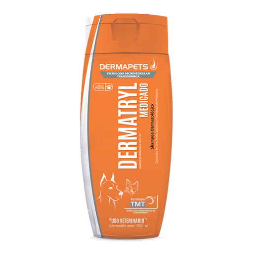 [PET505] SHAMPOO DERMAPETS DERMATRYL MEDICADO-350 ML