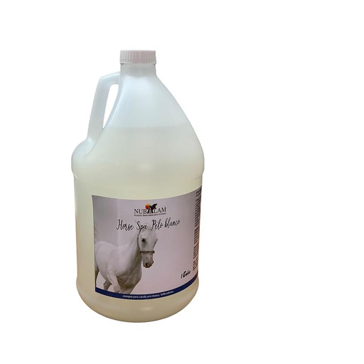 SHAMPOO PARA CABALLO PELO BLANCO (NUBALAN GALON)