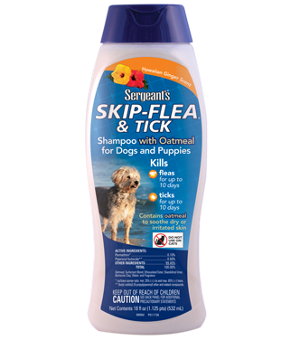 [1-103043] SHAMPOO SERGEANTS SKIP-FLEA &TICK WITH OATMEAL FOR DOGS AND PUPPIES