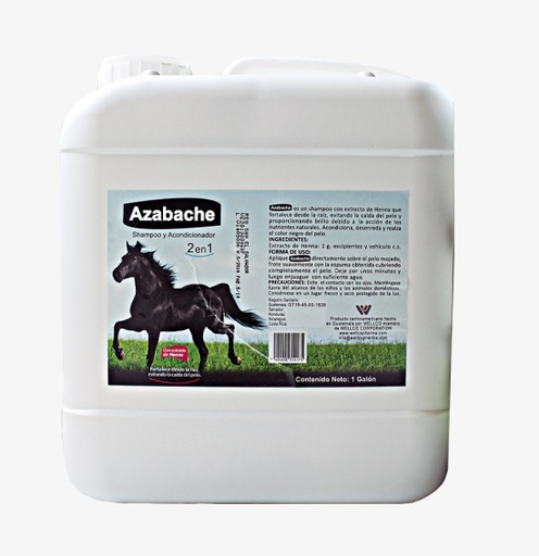[10721] SHAMPOO PARA CABALLOS CON ACONDICIONADOR AZABACHE GALON