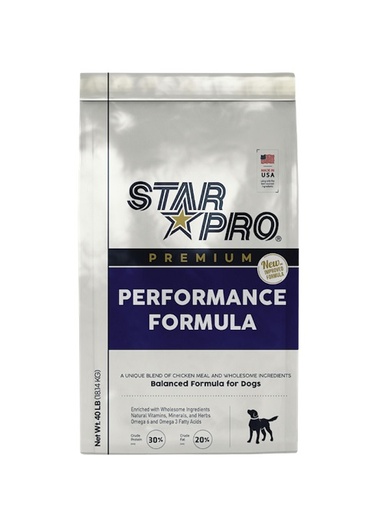 [11888] CONCENTRADO PARA PERRO STAR PRO ADULTO PERFORMANCE / ATLETICO AZUL- 40 LBS