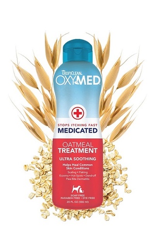 [500333] TROPICLEAN OXYMED MEDICATED OATMEAL TREATMENT 12 OZ