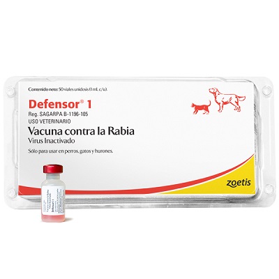 [VR03] VACUNA DE RABIA CANINA DEFENSOR