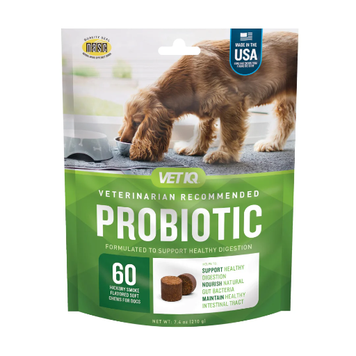 VET IQ PRE & PROBIOTIC-60 TABLETAS