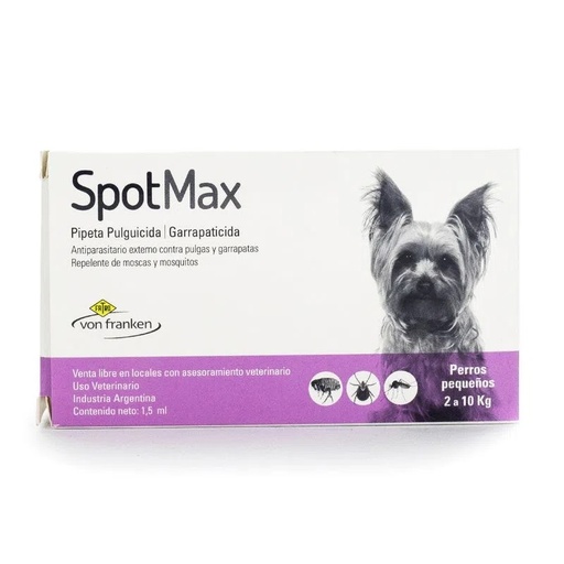 PIPETA ANTIPULGAS SPOT MAX 