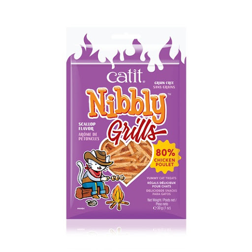 [44484] CATIT NIBBLY GRILLS CHICKEN AND SCALLOP 30 GRS