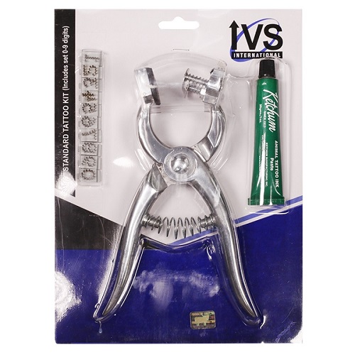 [012-516PLIER] KIT TATUADORA 4 DIGITOS 3/8 IVS