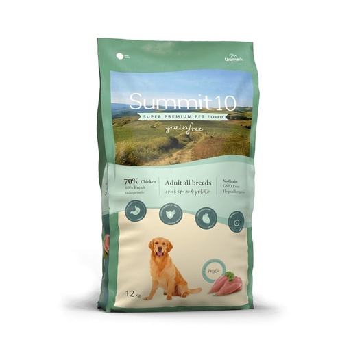 CONCENTRADO PARA PERRO SUMMIT 10 GRAIN FREE CHICKEN AND POTATO 