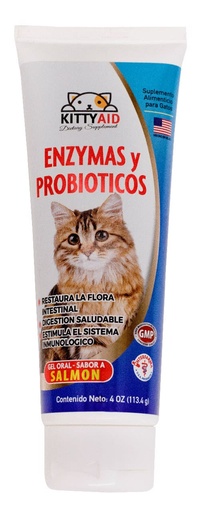 KITTY AID ENZYMAS Y PROBIOTICOS 4 ONZ