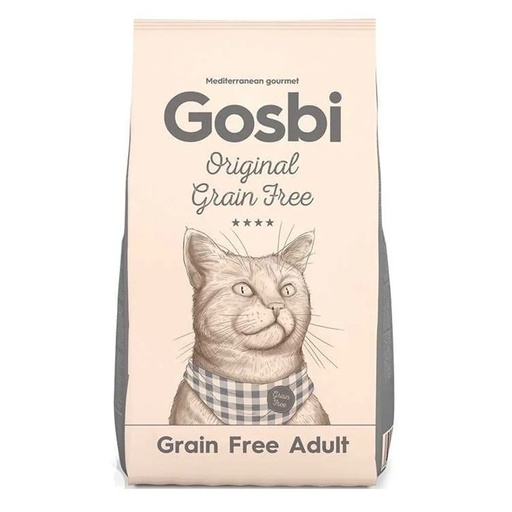 CONCENTRADO PARA GATO GOSBI ORIGINAL ADULT GRAIN FREE 1 KG