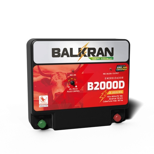 ENERGIZADOR BALKRAN B2000D 50 KMS 12V/110V