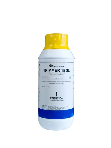 HERBICIDA TRIMMER GLUFOSINATO 15 SL 