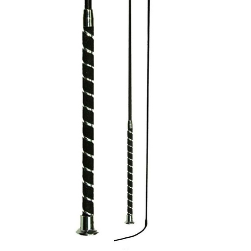 [111261] FUSTA/FUETE PARA ADESTRAMIENTO TALLA 36" MANGO NEGRO ESPIRAL 