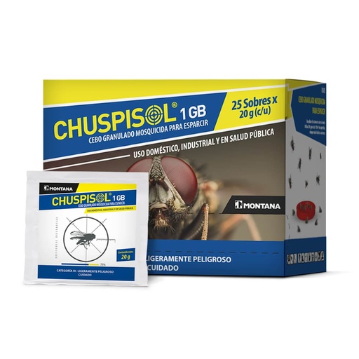 CHUSPISOL MOSQUICIDA 1 GB x 20 GRS
