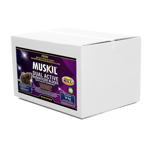 [CP035] RODENTICIDA CEBO PARA RATAS MUSKIL PASTA FLUO  10 KG