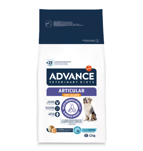 CONCENTRADO PARA PERRO ADVANCE MEDICADO ARTICULAR REDUCED CALORIE 3KG